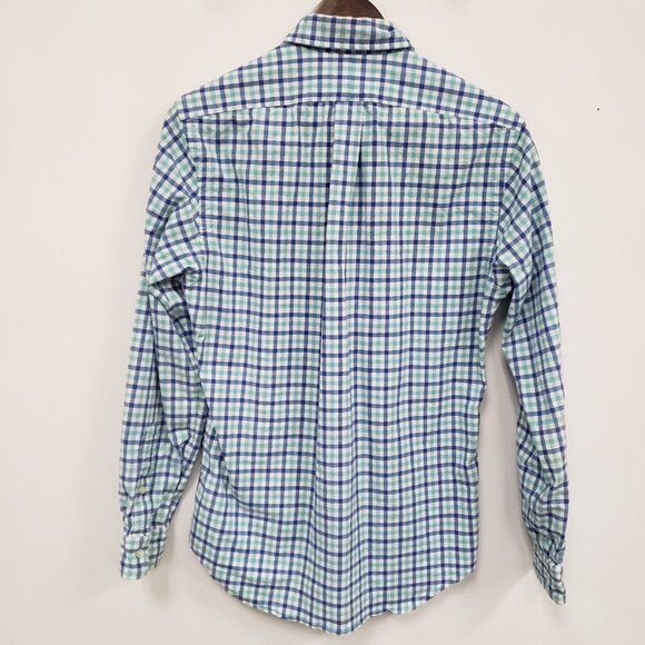 Polo Ralph Lauren Mens Gingham Oxford Button Shirt Size M Slim Fit Preppy Golf - Picture 2 of 15